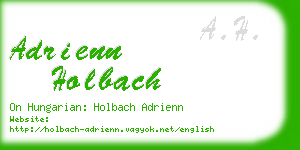 adrienn holbach business card